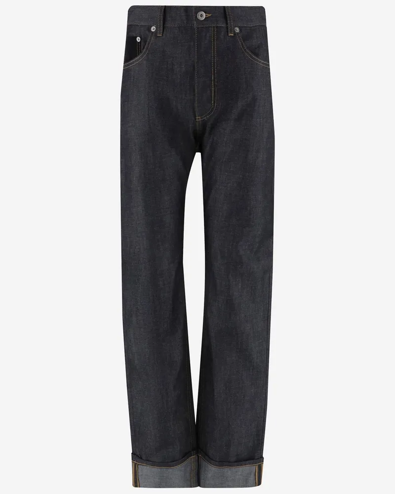 Bottega Veneta Women's Cotton Jeans Dark Grey Gray