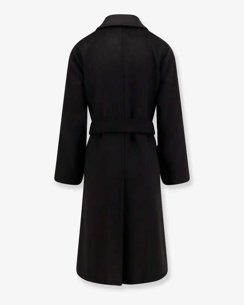 Max Mara Women's Coat Manuela Camel Hair Black Black