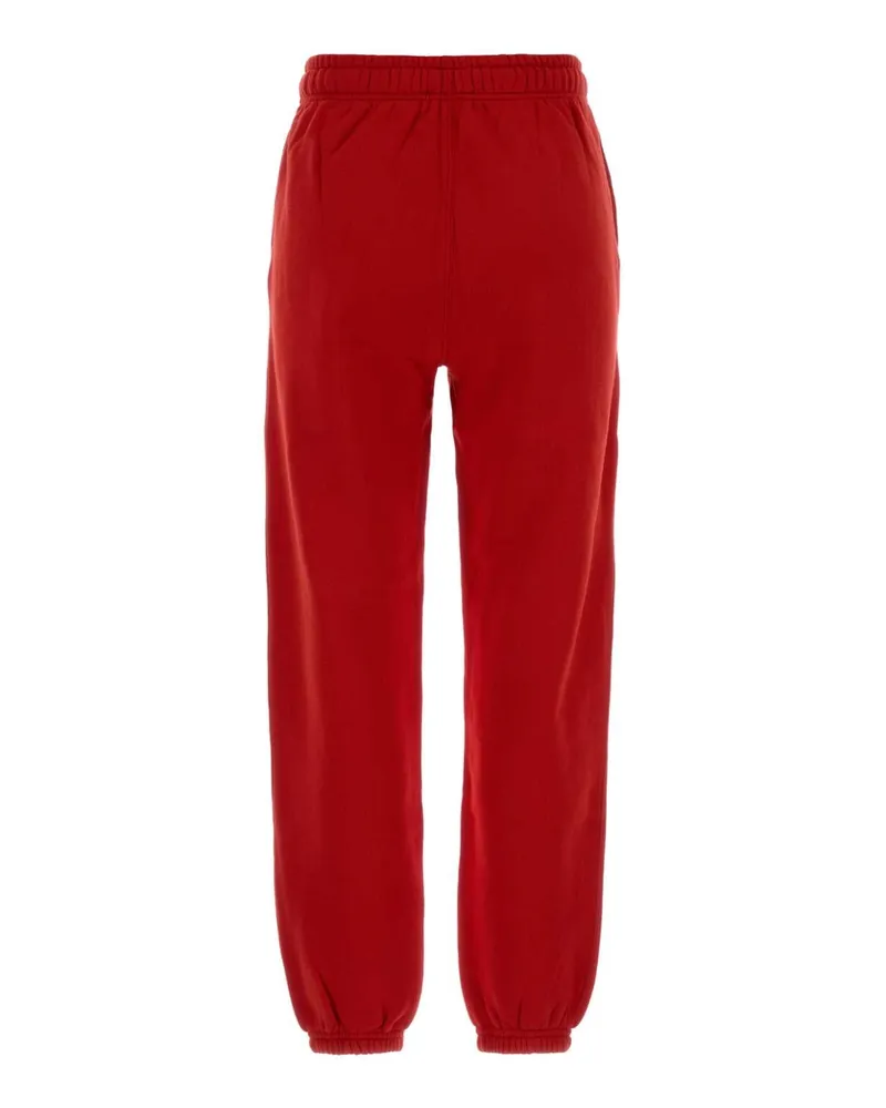 Ralph Lauren Women's Red Cotton Blend Joggers Veryred Exterior: Polyester Pantaloni Trousers Red