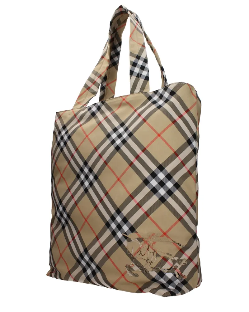 Burberry Men's Beige Fabric Shoulder Bag Beige