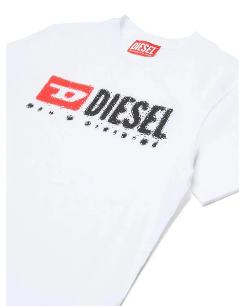 Diesel Cotton T-Shirt — White White