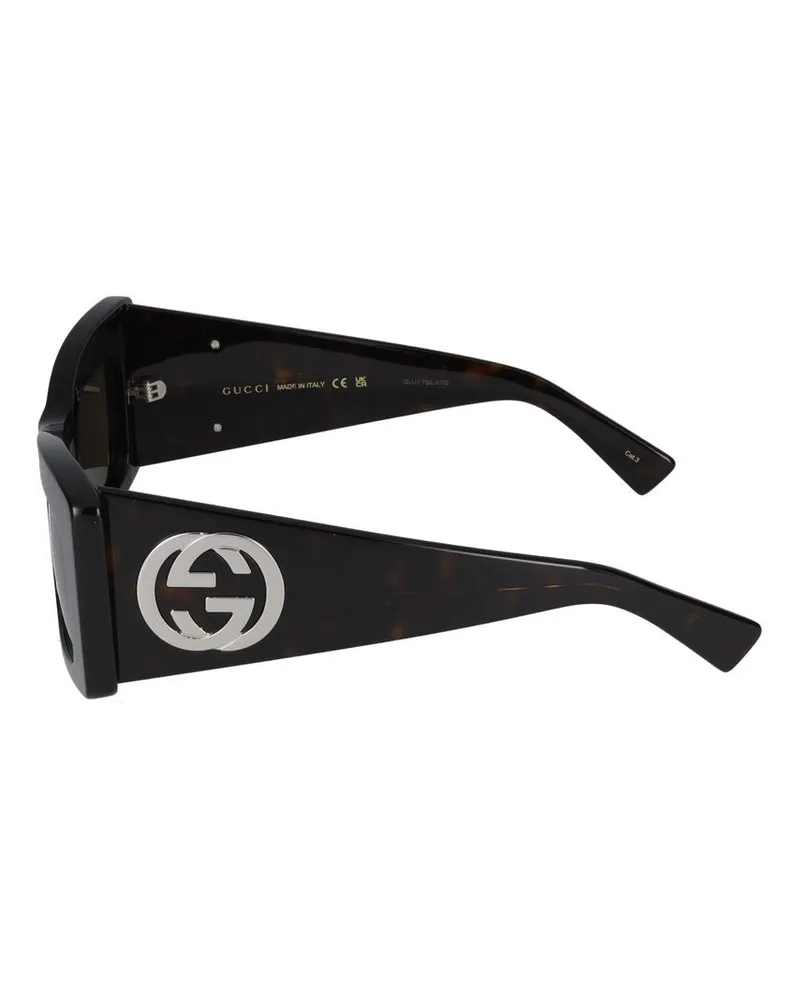 Gucci Women's Sunglasses  Gg1842s 002 Havana Brown 17-140 Acetate Black