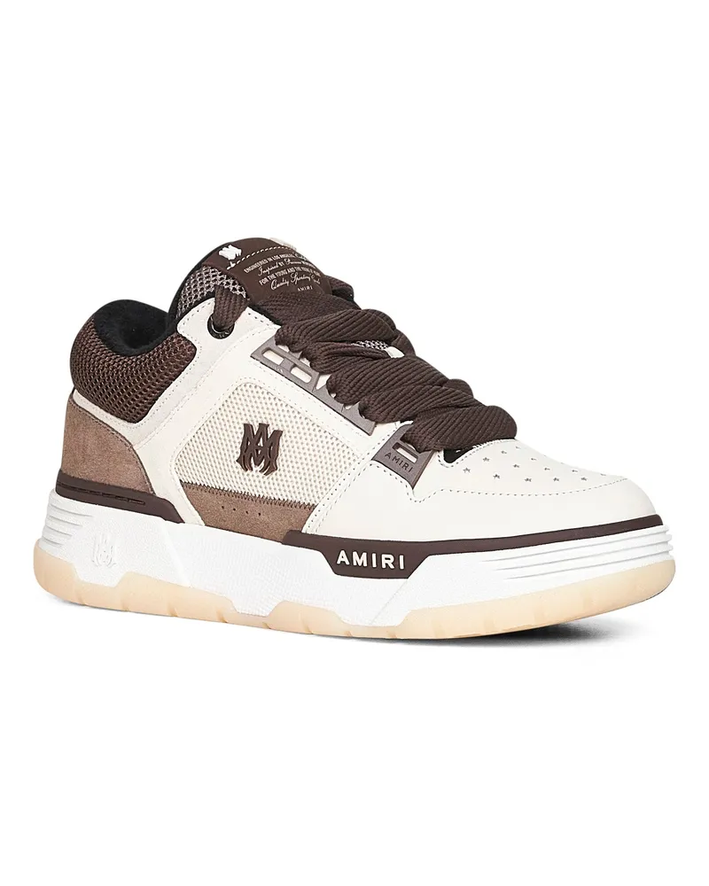 Amiri Men's Sneakers Ma-1 Beige Bovine Leather (top Grain) Trainers Beige