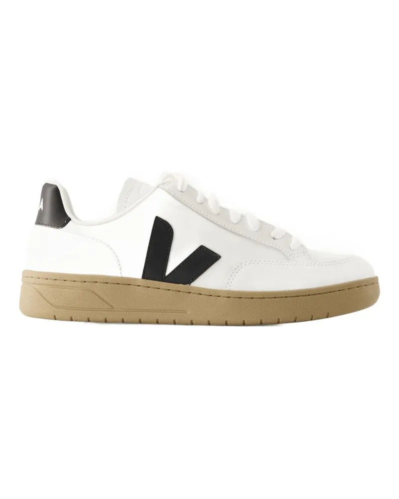 VEJA Men's V-12 Sneaker White Calfskin White