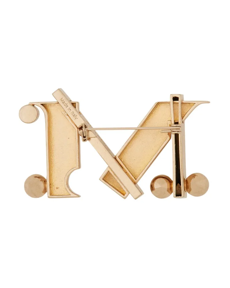 Max Mara Brooch — Gold Gold