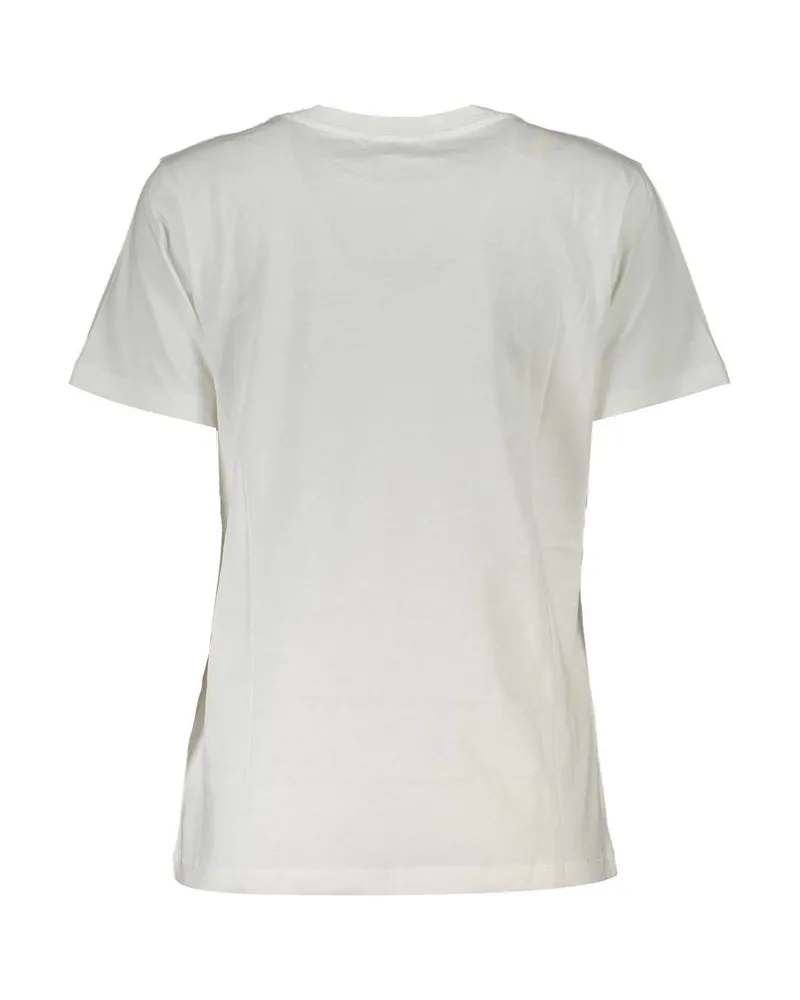 Tommy Hilfiger Embroidered Logo Cotton T-Shirt — White White