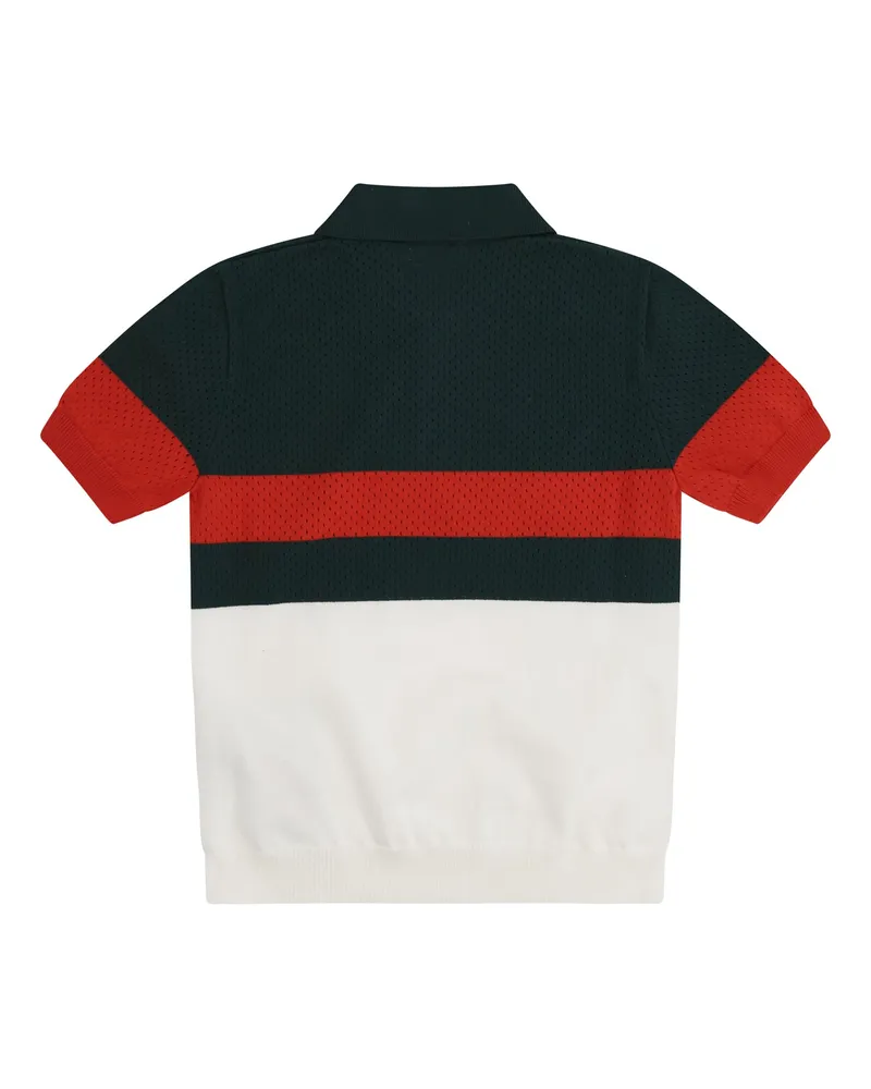 Gucci Striped Cotton Polo Shirt — Multicolor Multicolor