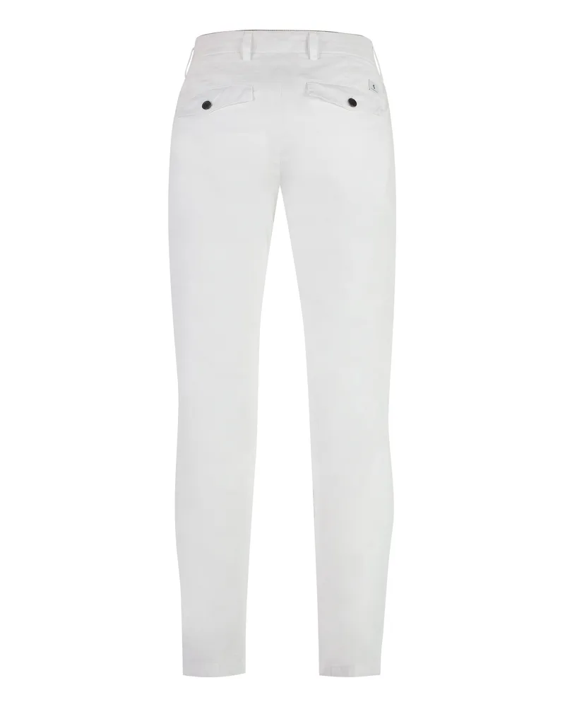 Department 5 Men's Chino Pants White Elastane Chinos White