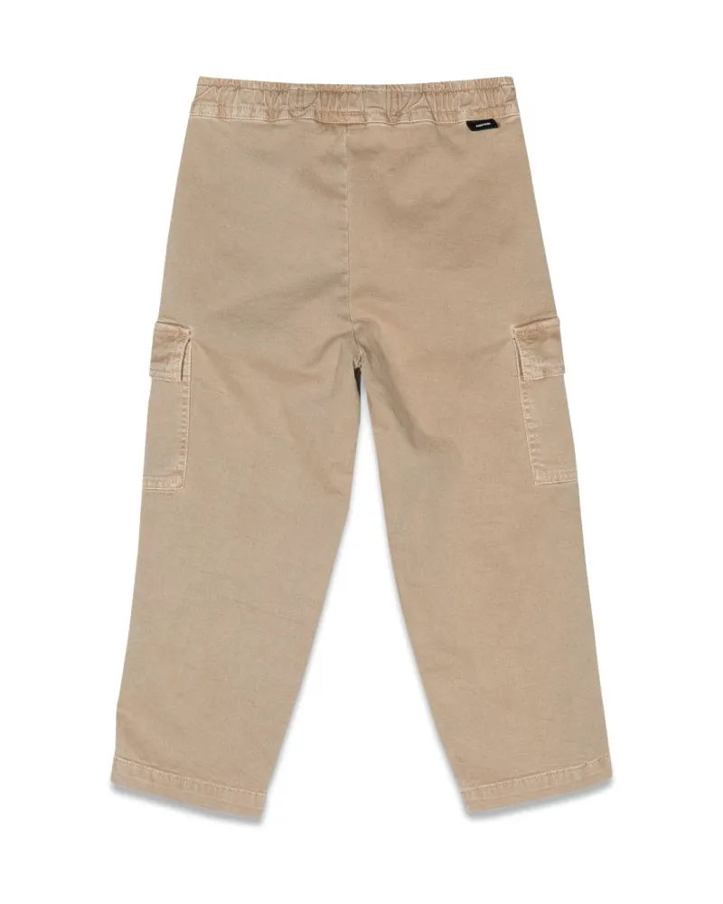 ASPESI Cotton with Large Pockets Trousers — Beige Beige