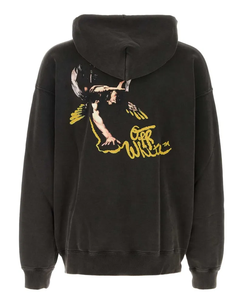 OFF-WHITE 44mbb085s26f00 B001 Mareadoblack Exterior: Cotton Felpe Sweater Black