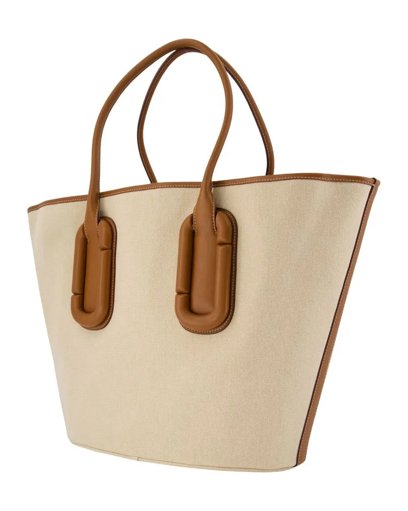 Marc Jacobs Women's The Tote Shoulder Bag -  Cotton Beige Shoulder-Hobo-Bags Beige