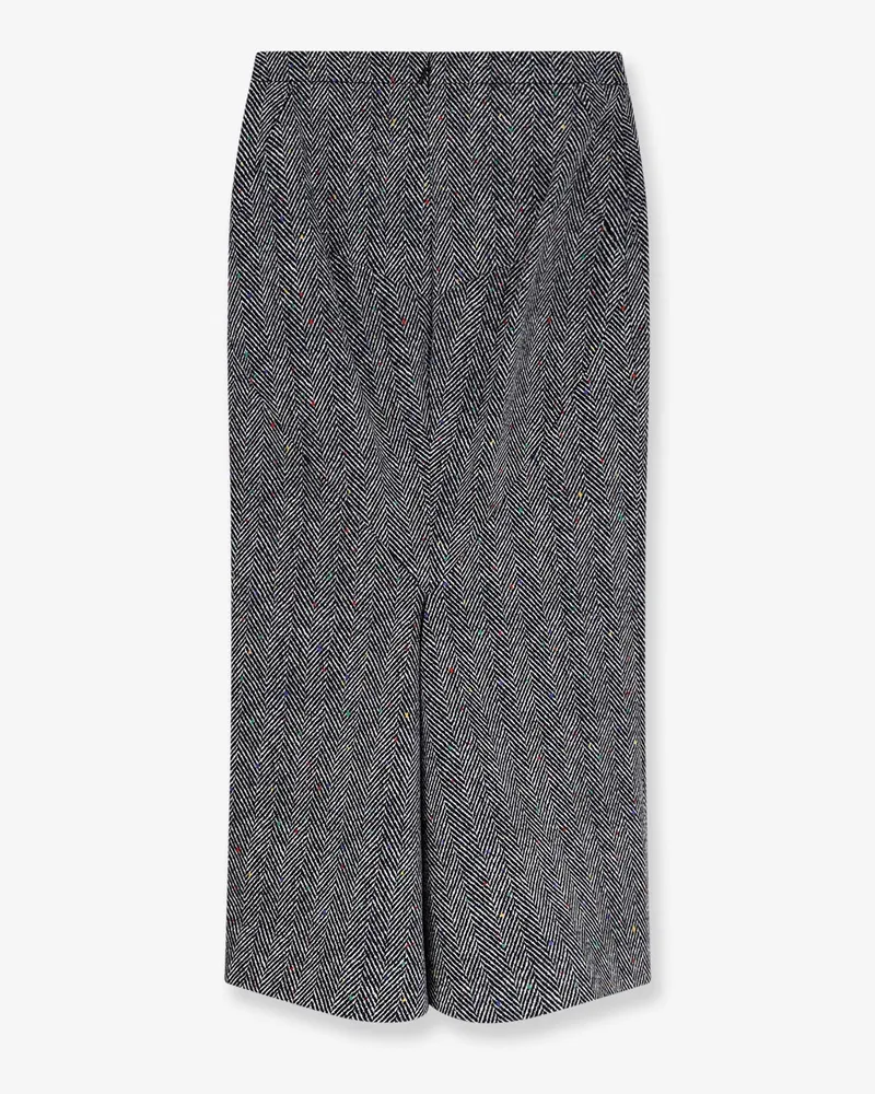 Givenchy Women's Skirt Herringbone Cotton Black Black
