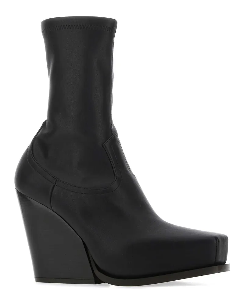 Stella McCartney Women's Black Alter Mat Cowboy Ankle Boots 1000 Stivali Black