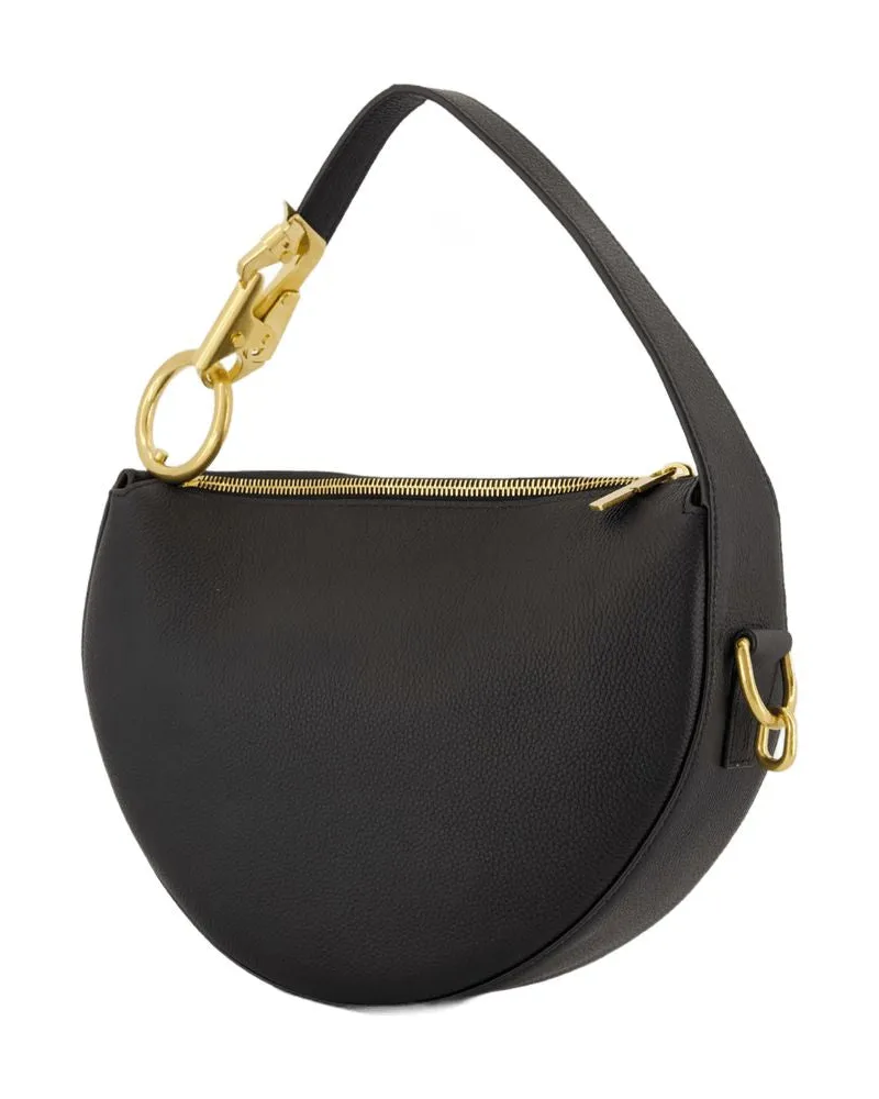 Burberry Women's Ll Junior Knight Purse -  Leather Black Calfskin Bags Handbags-Purses Black