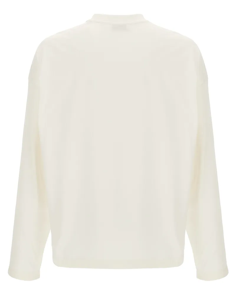 Jil Sander Compact Cotton Jersey T-Shirt — White White