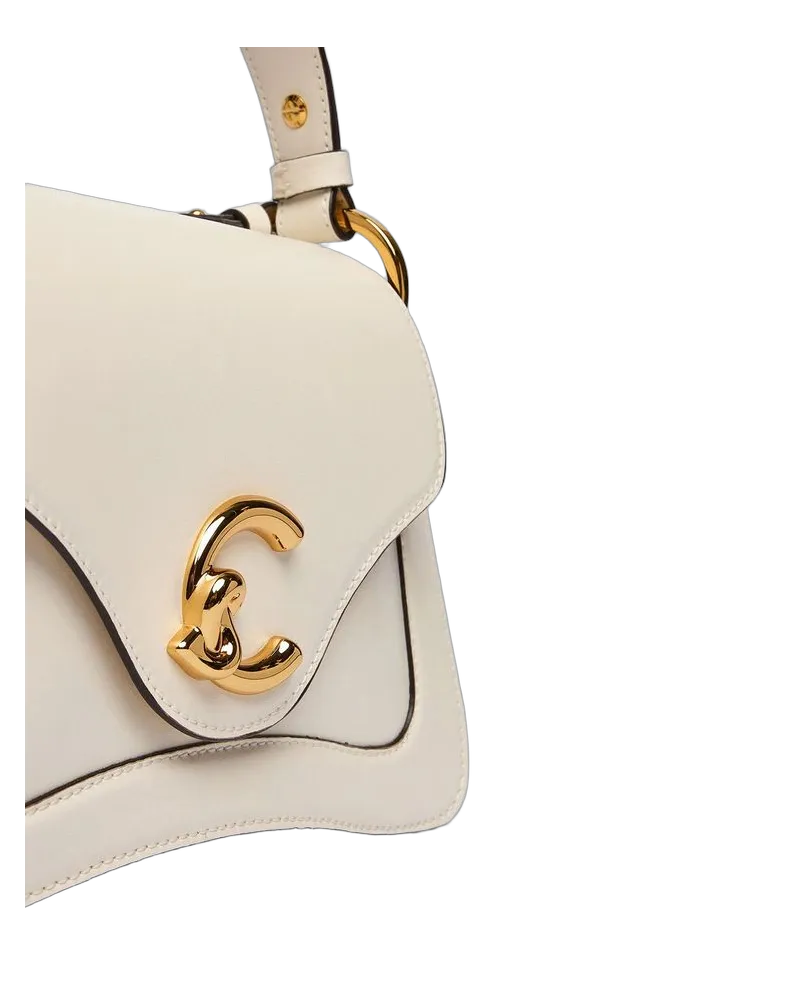 Coccinelle Women's Handbag Pearl Calf Split Beige