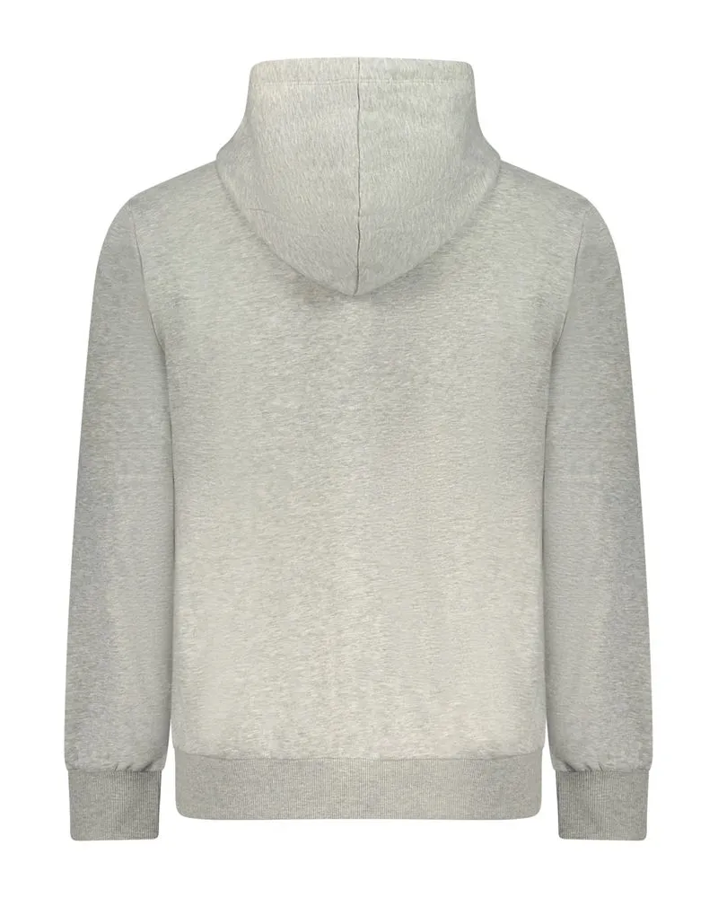 Timberland Logo-Embroidered Cotton-Blend Hoodie — Gray Gray