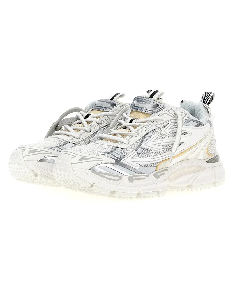 OFF-WHITE Women's White Polyethylene Athletic Sneakers White