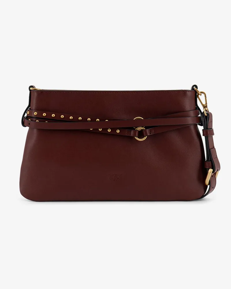 Pinko Women's Leather Belt Bag Brown Shoulder Brown