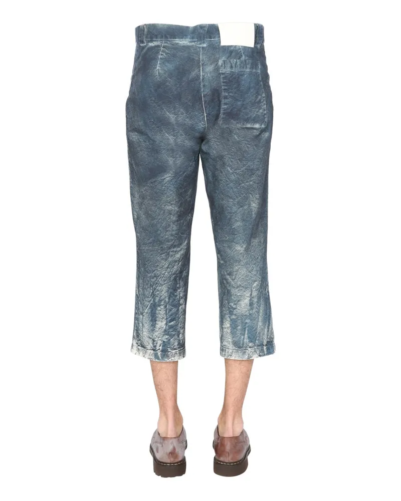 SUNNEI Straight-cut Trousers — Blue Blue