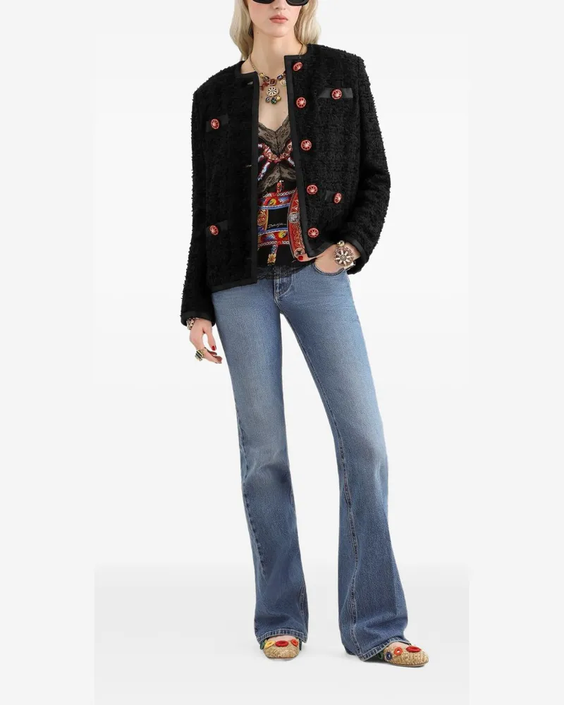 Dolce & Gabbana Flared Denim Jeans — Light Blue Light