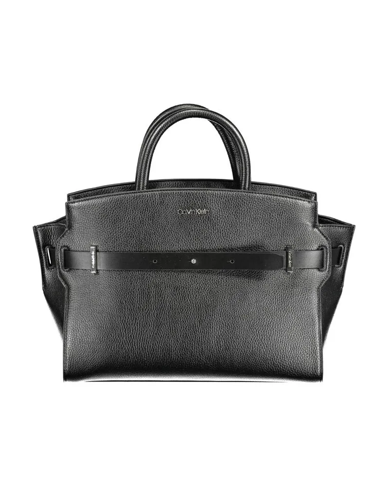 Calvin Klein Synthetic Top Handle Bag — Black Black