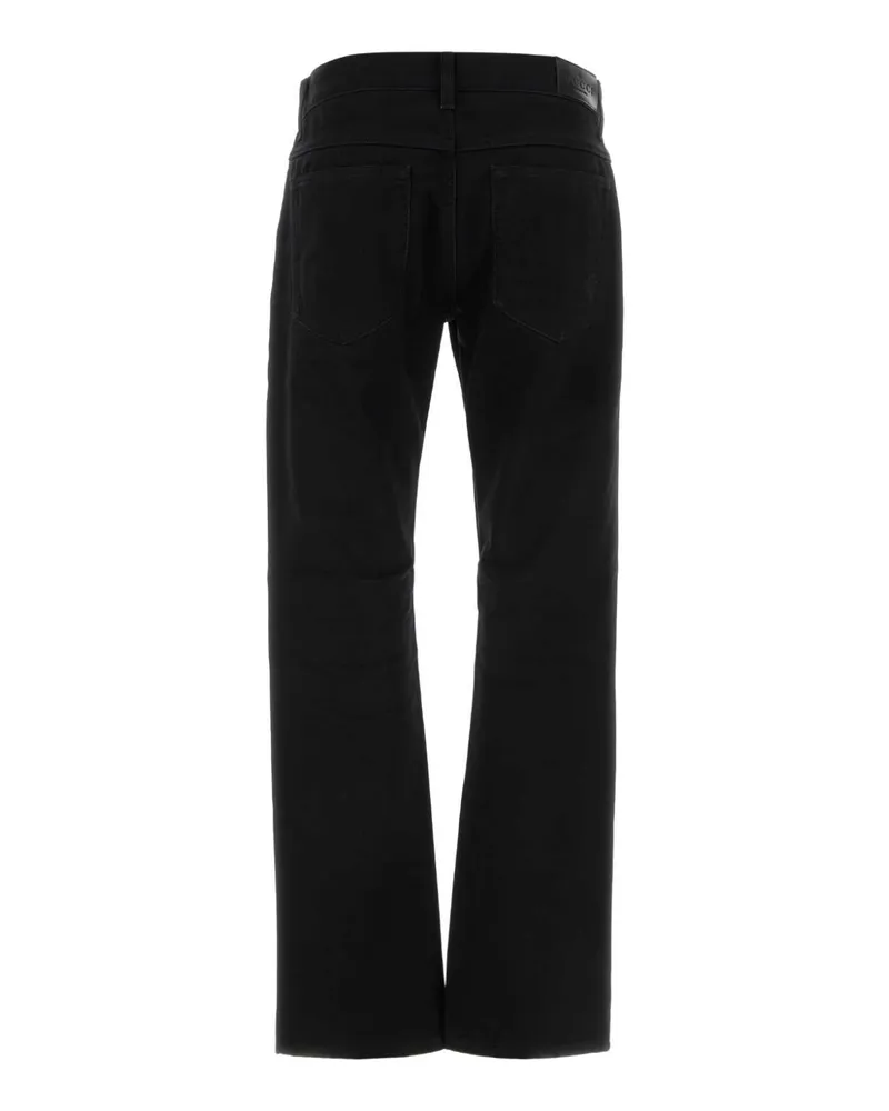 Gucci Men's Black Denim Jeans Fabric Black