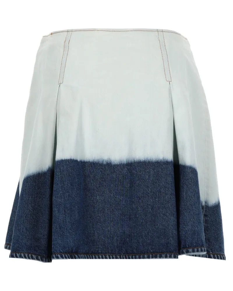 Marni White Denim Midi Skirt — White White