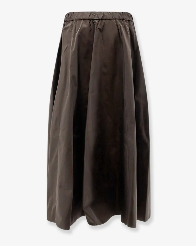 ASPESI Women's Skirt Mia Taffeta Brown Polyester Brown