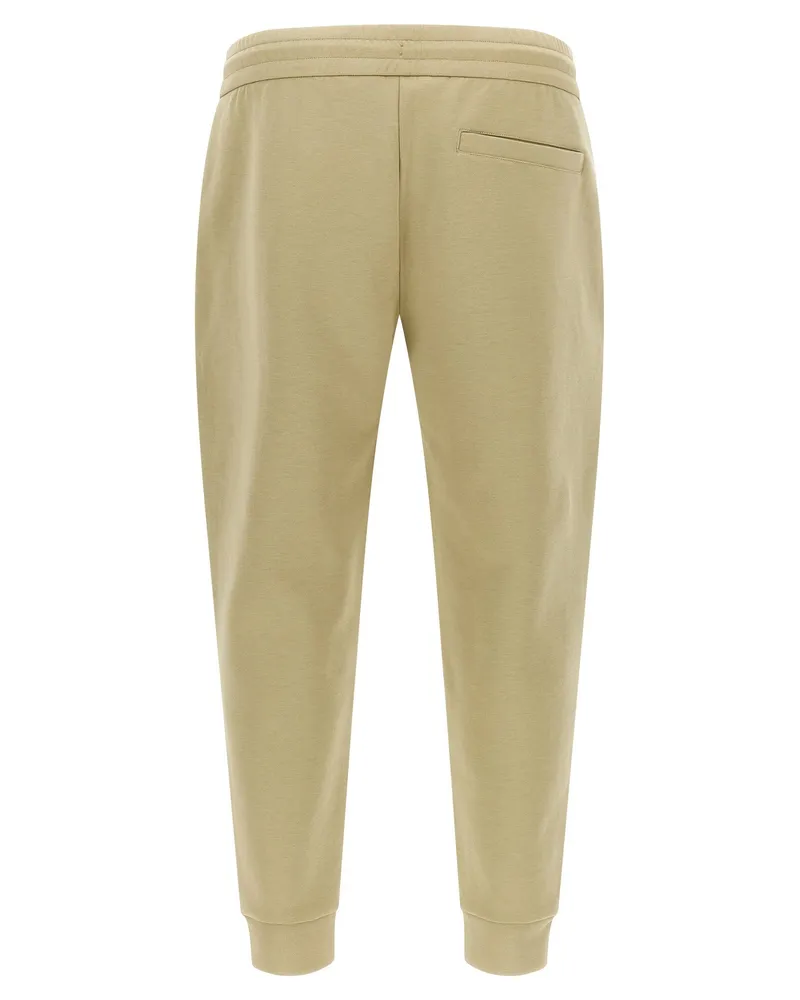 HUGO BOSS Cotton-Blend Joggers — Khaki Khaki