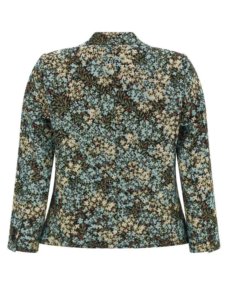 Dries van Noten Bamis Blazer — Blue Blue