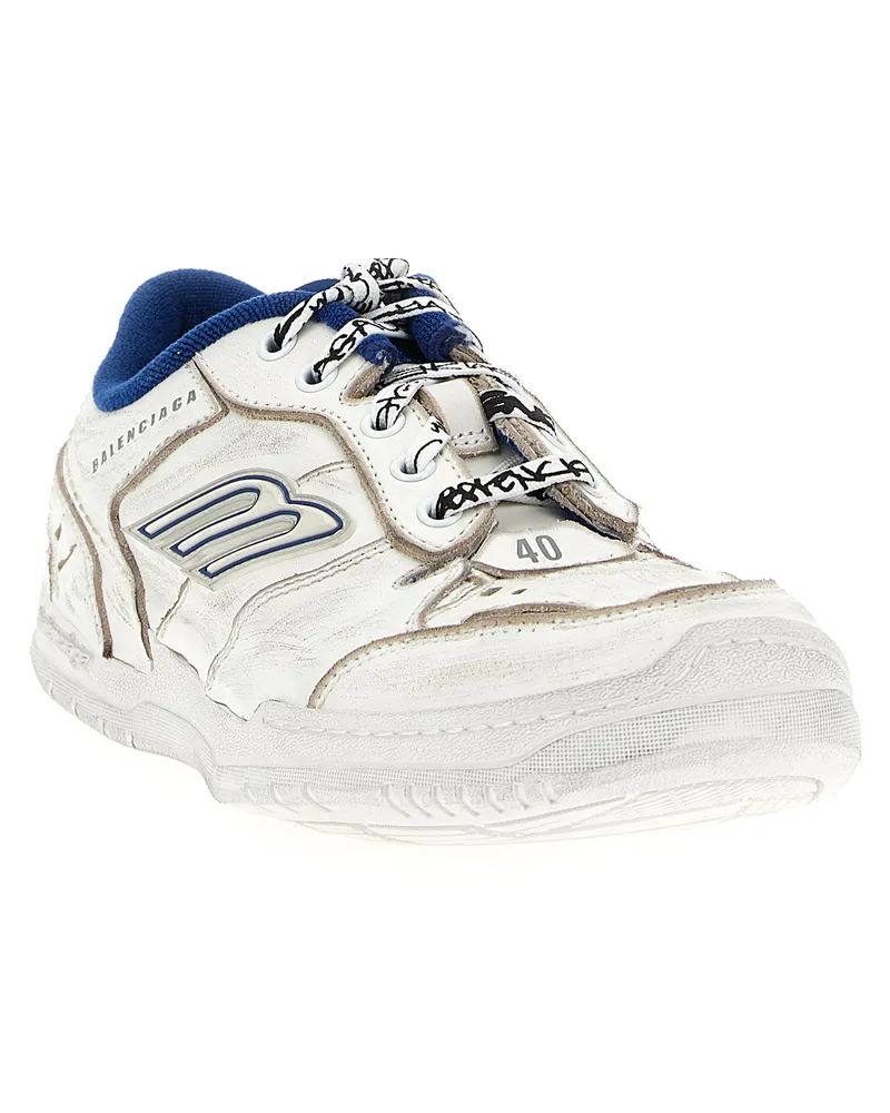 Balenciaga Hamptons Sneakers — White White