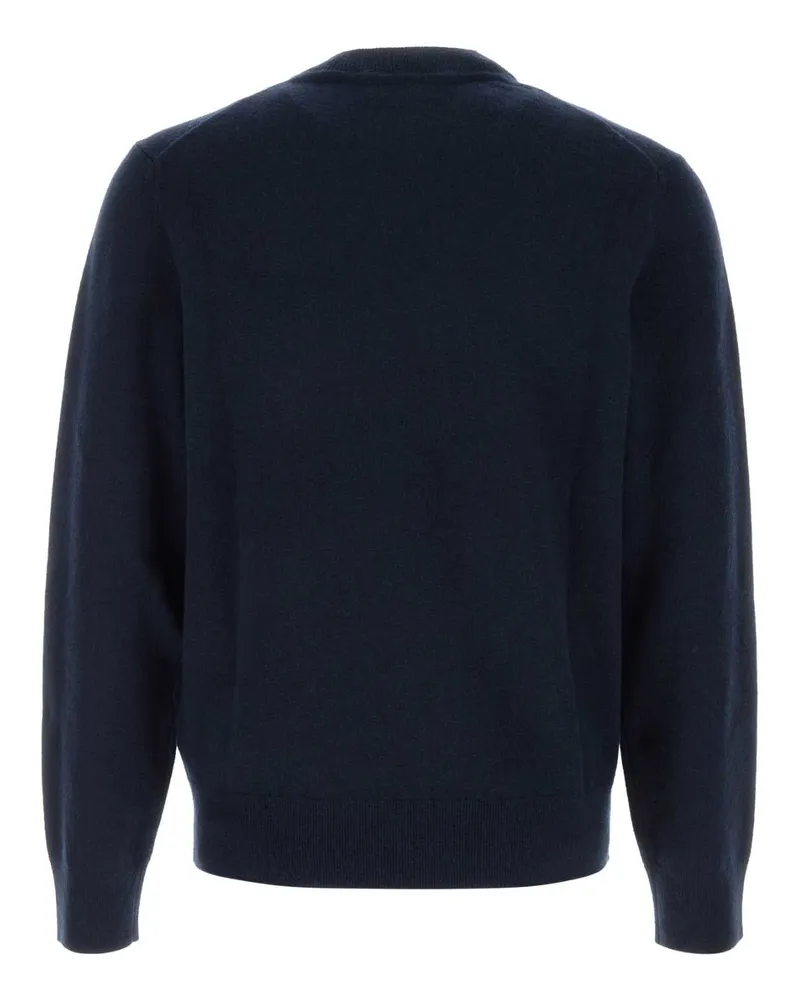 Burberry Cashmere Blend Stretch Sweater — Navy Navy
