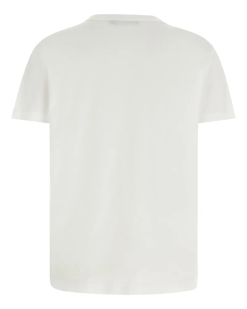 Dolce & Gabbana Logo-Print Cotton T-Shirt — White White