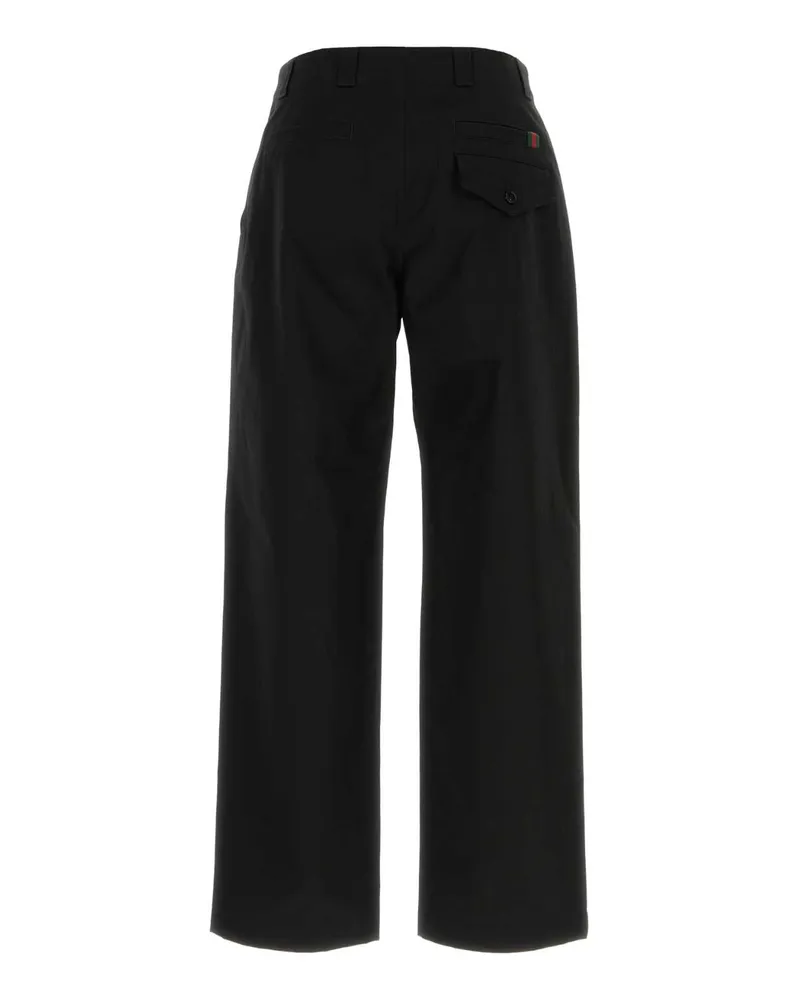 Gucci Men's Black Cotton Pant T Cottondomestic Buffalo Pantaloni Black