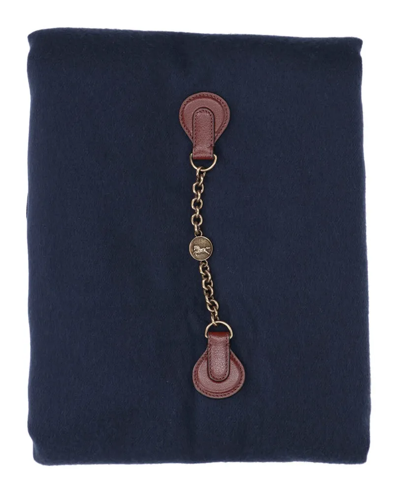 Chloé Women's Chloè Scarfs Blue Wool Navy