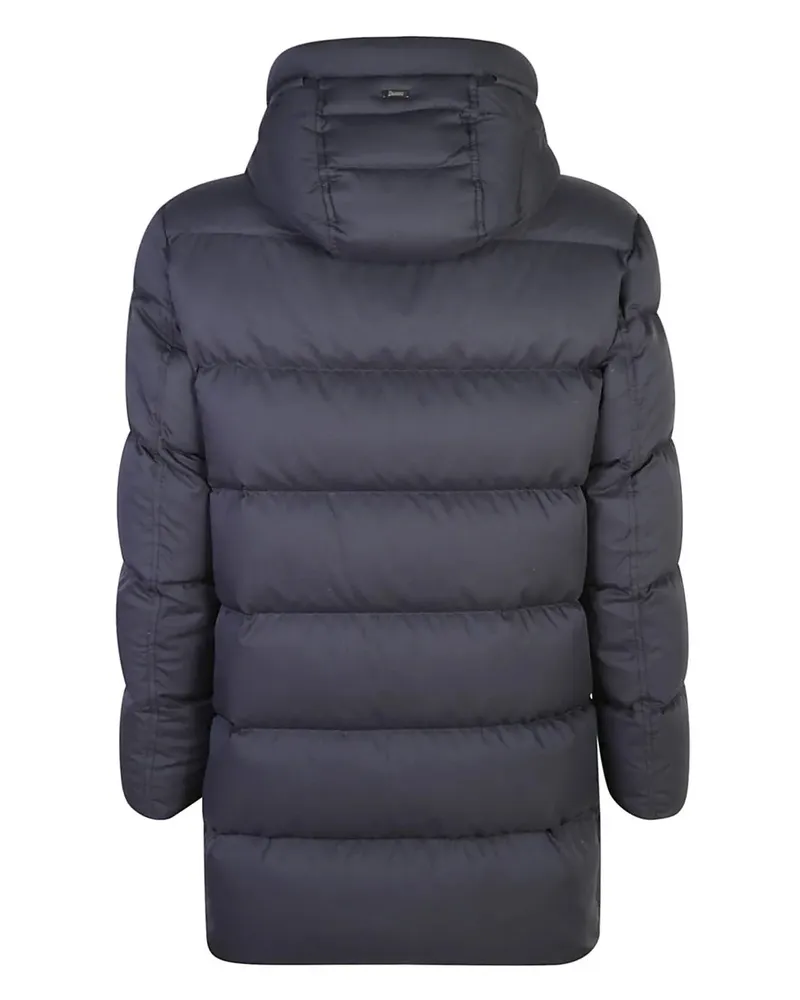 Herno Men's Logo-Plaque Padded Jacket Aw26 M Navy