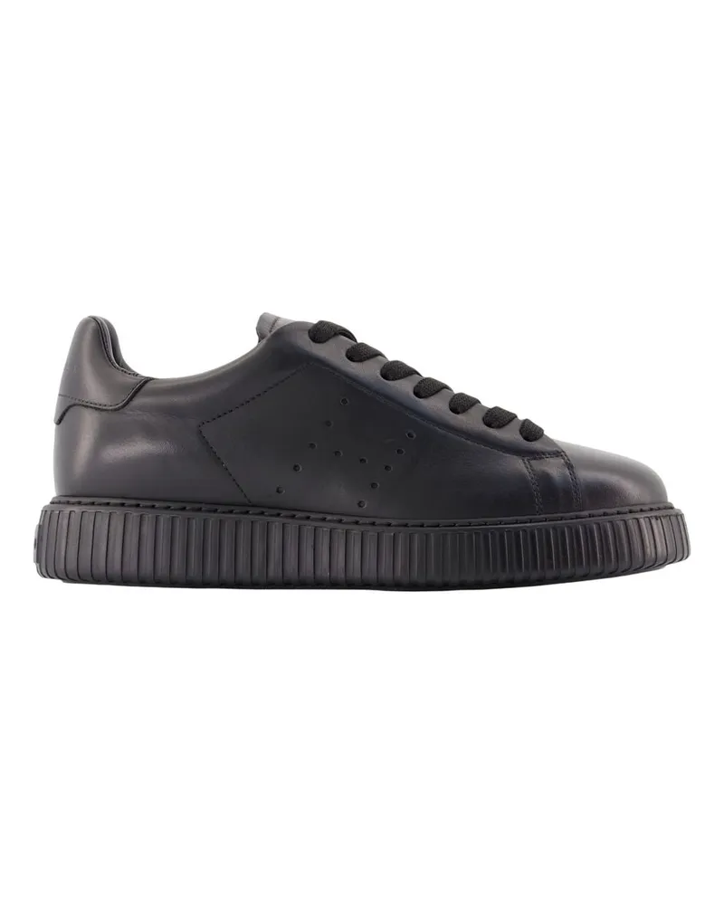 Hogan Men's Sneaker Black Calfskin Black
