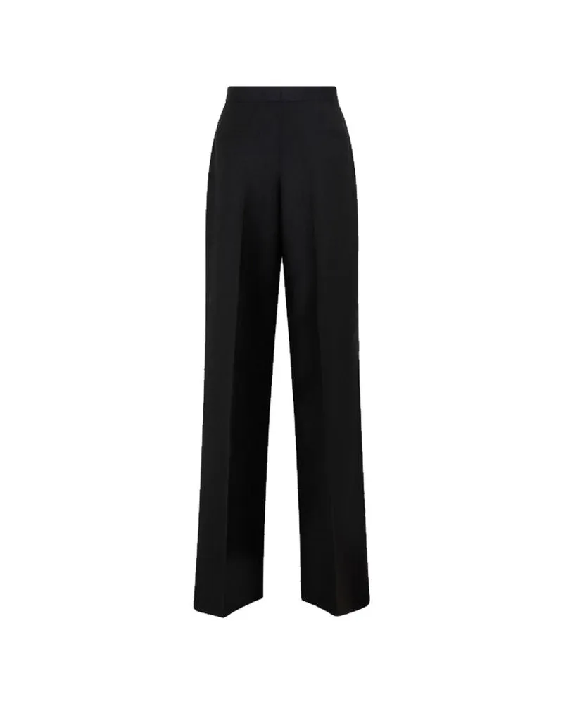 Prada Women's Black Mohair Casual Pants Black