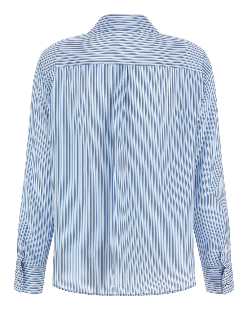 Max Mara Women's Blue Silk Blouse Blue