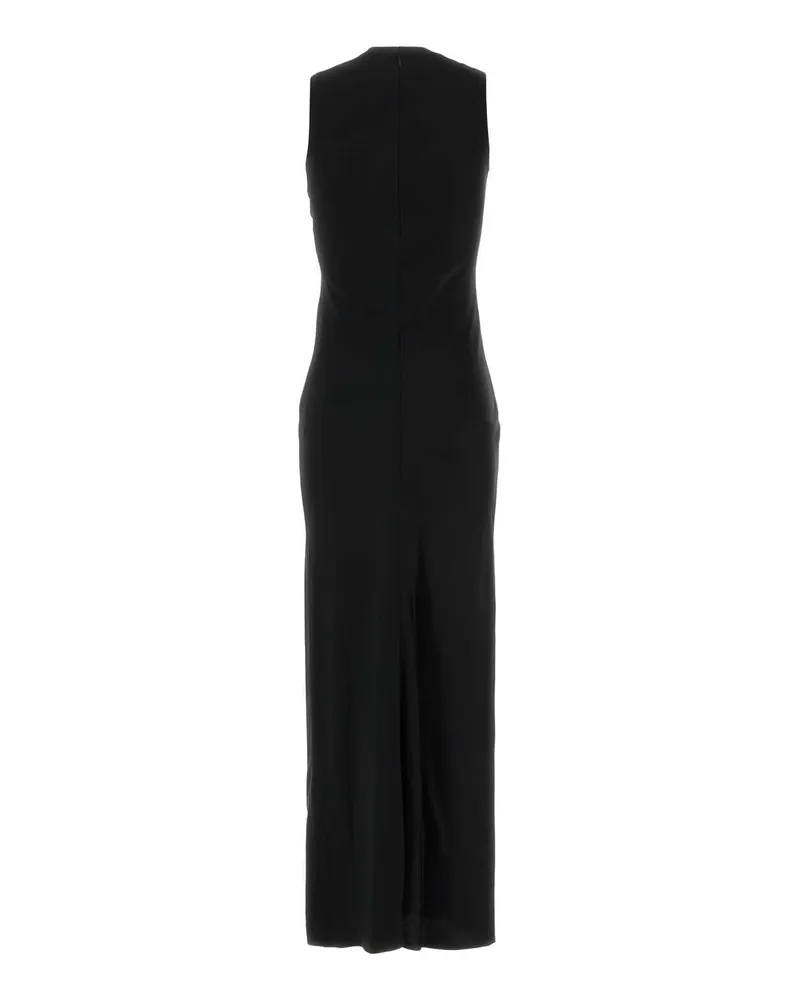 AMI Paris Women's Black Jersey Dress Exterior: Acetate Viscose Abiti Black