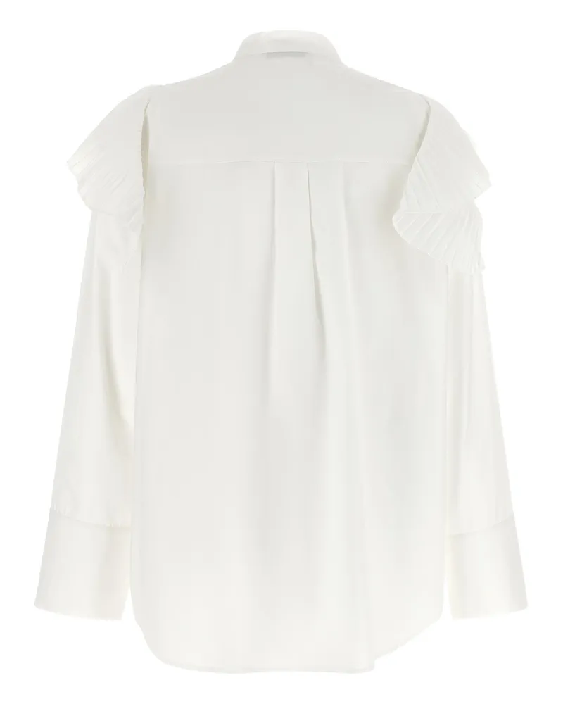 Alberta Ferretti Women's White Cotton Blouse White
