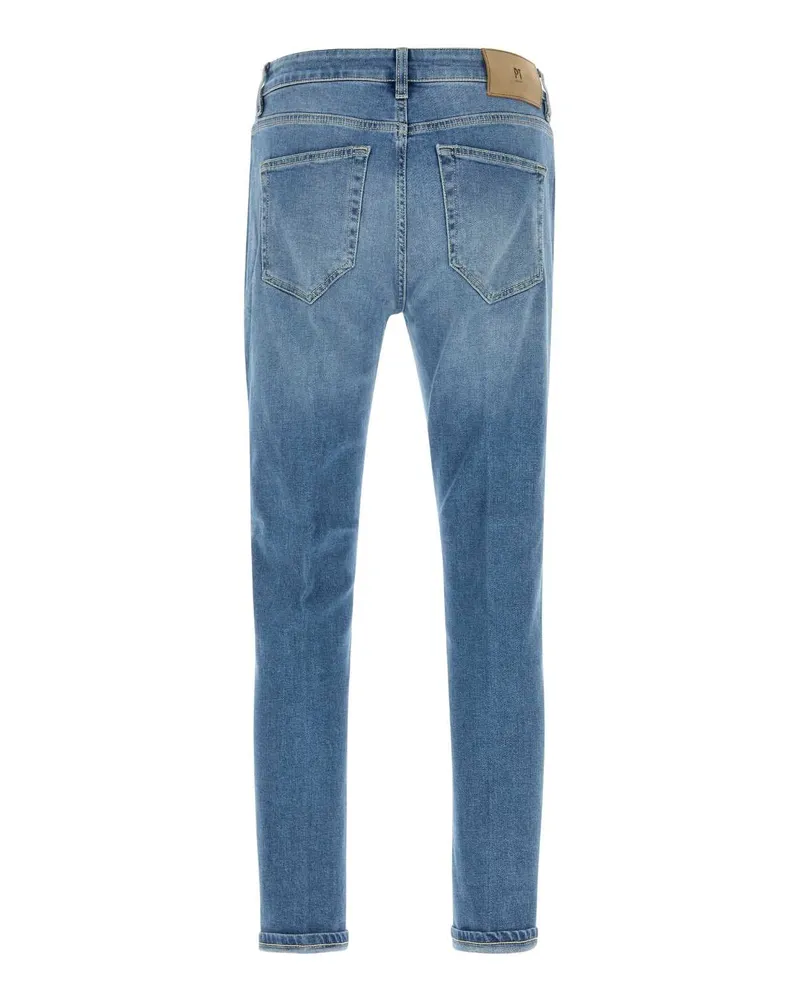 PT TORINO Men's Stretch Denim Reggae Jeans Ml37 Exterior: Cotton Elastane Blue