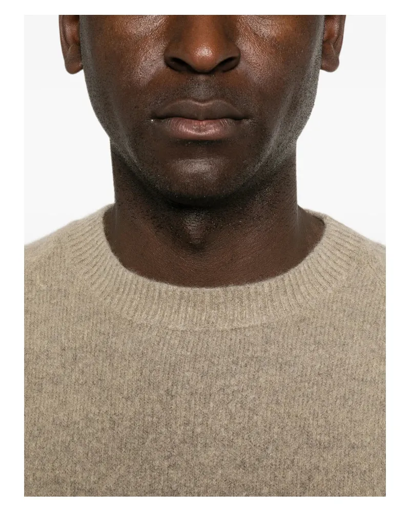 Avant Toi Merino & Cashmere Blend Sweater — Beige Beige