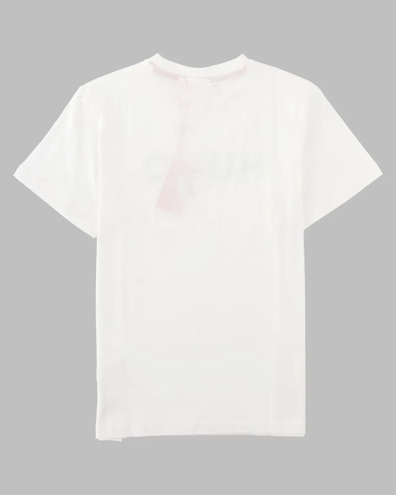 HUGO BOSS Logo-Print Cotton T-Shirt — White White