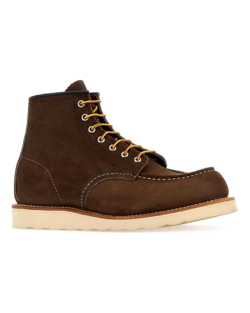 Red Wing Shoes Men's Chocolate Suede Ankle Boots Chocolatemuleskinner Stivali Brown