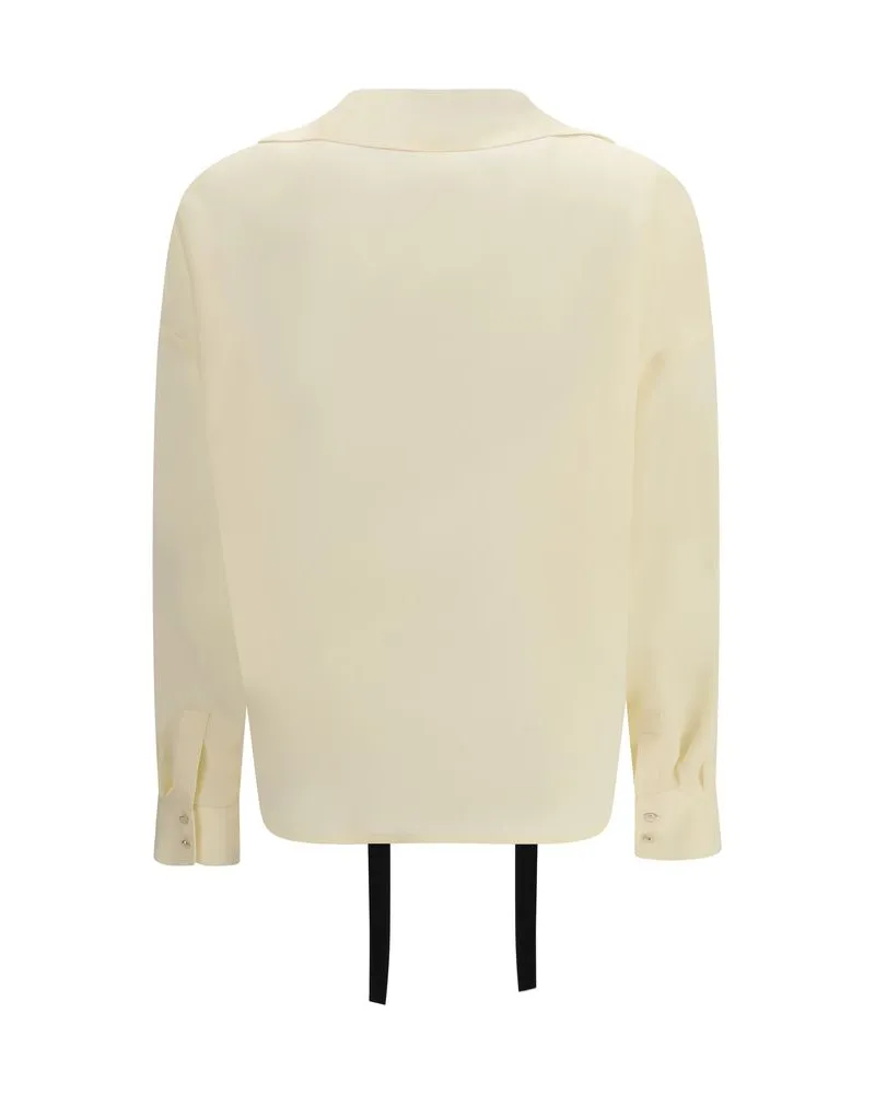 Max Mara Women's Beige Silk Blouse Beige