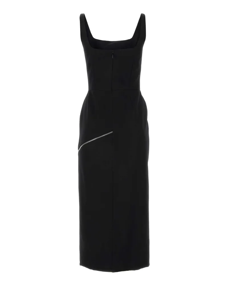 Alexander McQueen 757633qjaac 1000 Black Abiti Dress Black
