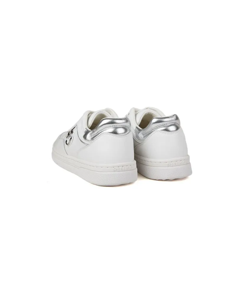 Pinko Women's Sneakers White-Silver Footwear - Sports White/silver White