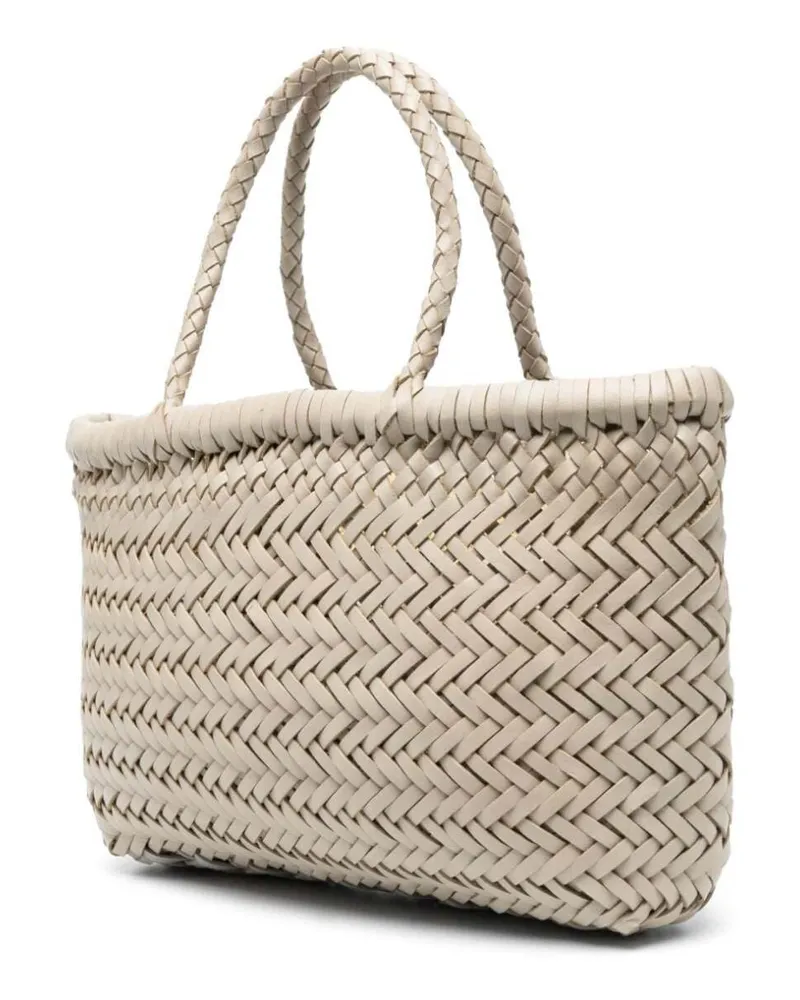 Dragon Diffusion Women's Handbag Mini Flat Gora Basket White Handbags Hand Bags White
